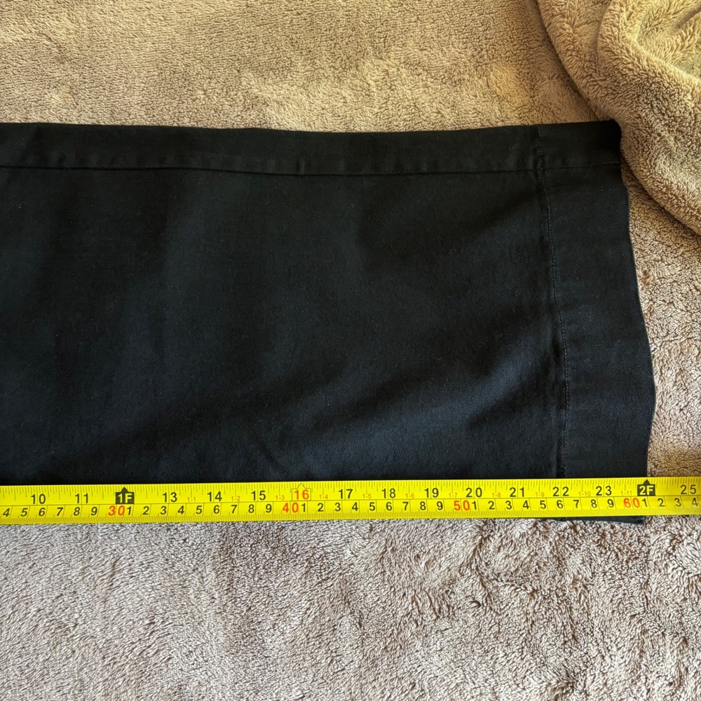 NYDJ Tummy Tuck Jeans Black Wide Leg Pants Butter Wash Made in USA 427B Size 8 - Picture 8 of 9